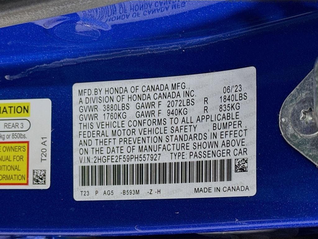 2023 Honda Civic Sport