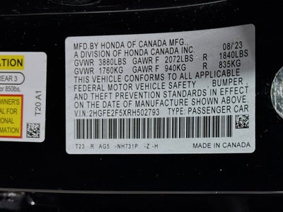 2024 Honda Civic Sport