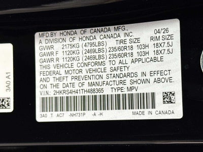 2026 Honda CR-V EX