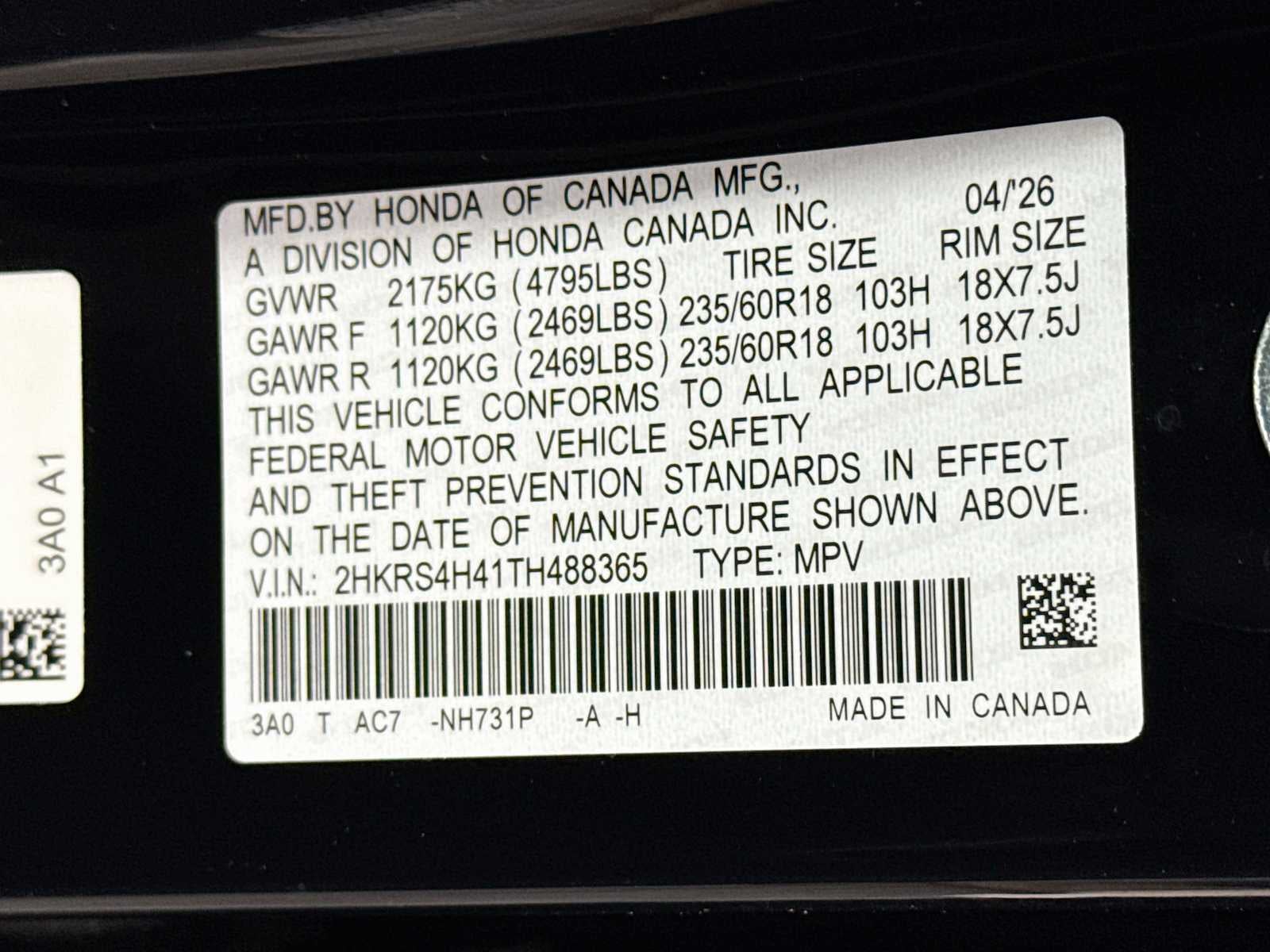 2026 Honda CR-V EX