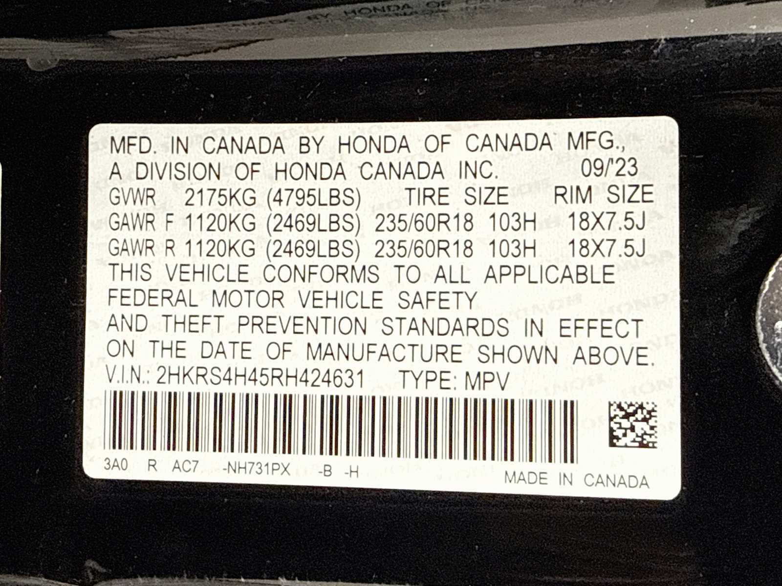 2024 Honda CR-V EX