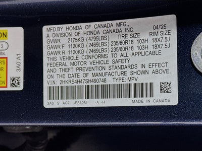 2025 Honda CR-V EX