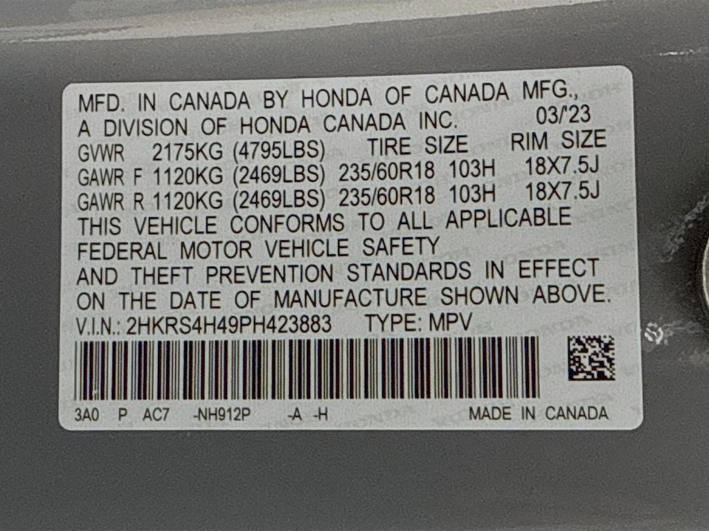 2023 Honda CR-V EX