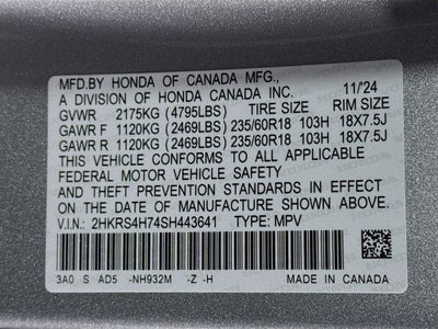 2025 Honda CR-V EX-L