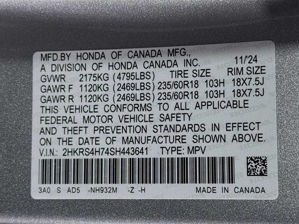 2025 Honda CR-V EX-L