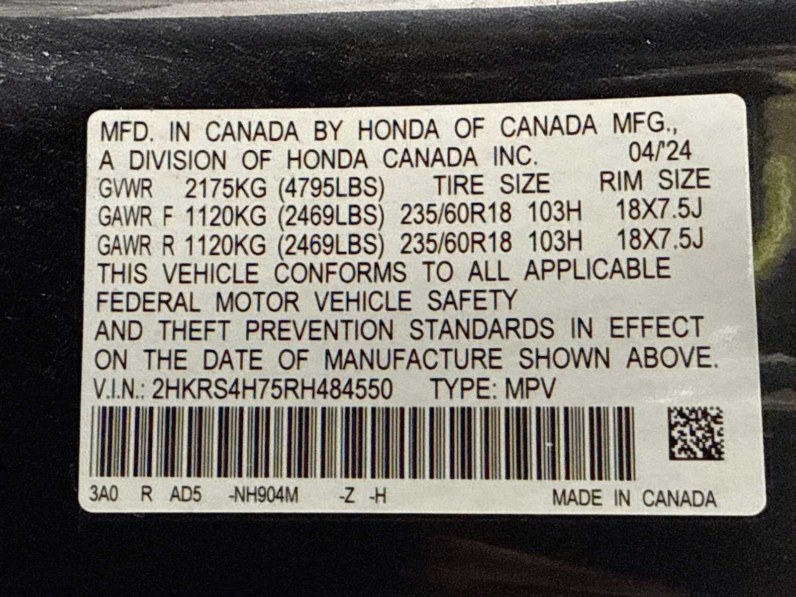 2024 Honda CR-V EX-L