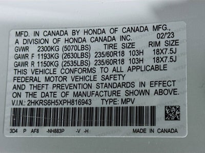 2023 Honda CR-V Hybrid Sport