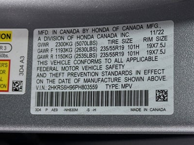 2023 Honda CR-V Hybrid Sport Touring