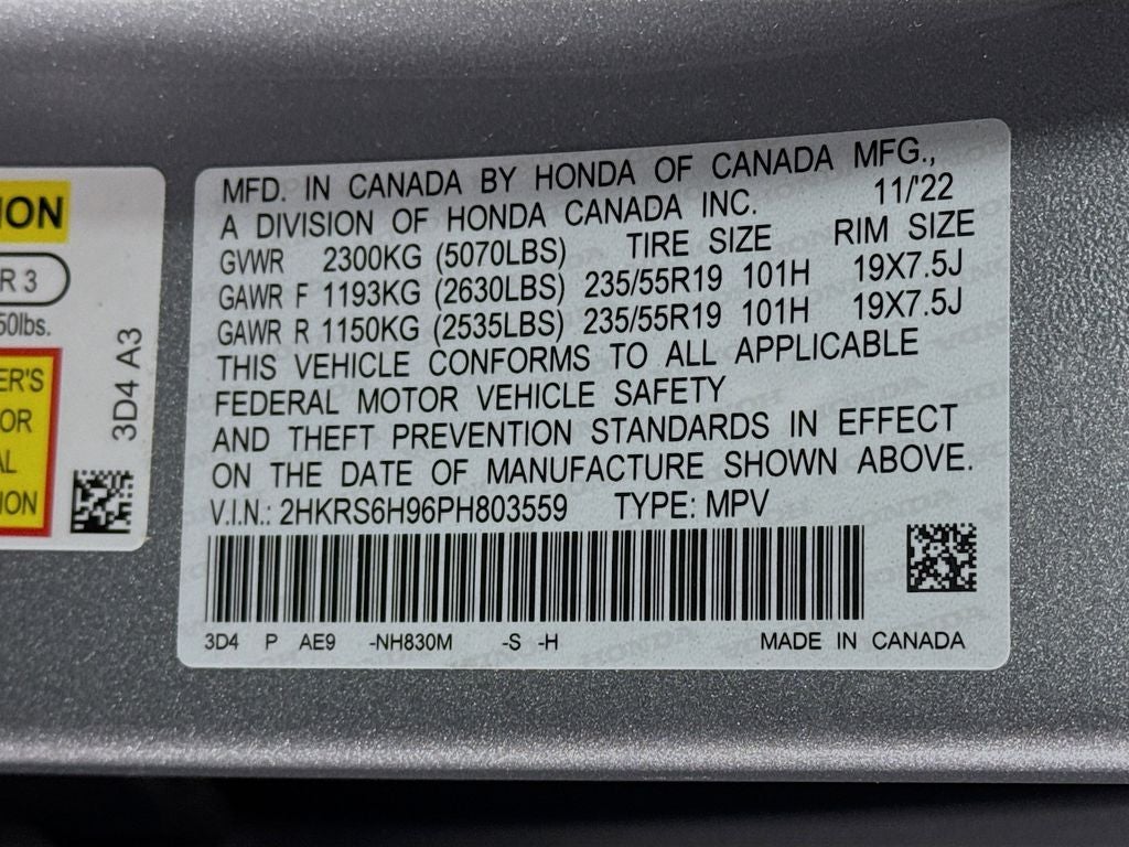 2023 Honda CR-V Hybrid Sport Touring