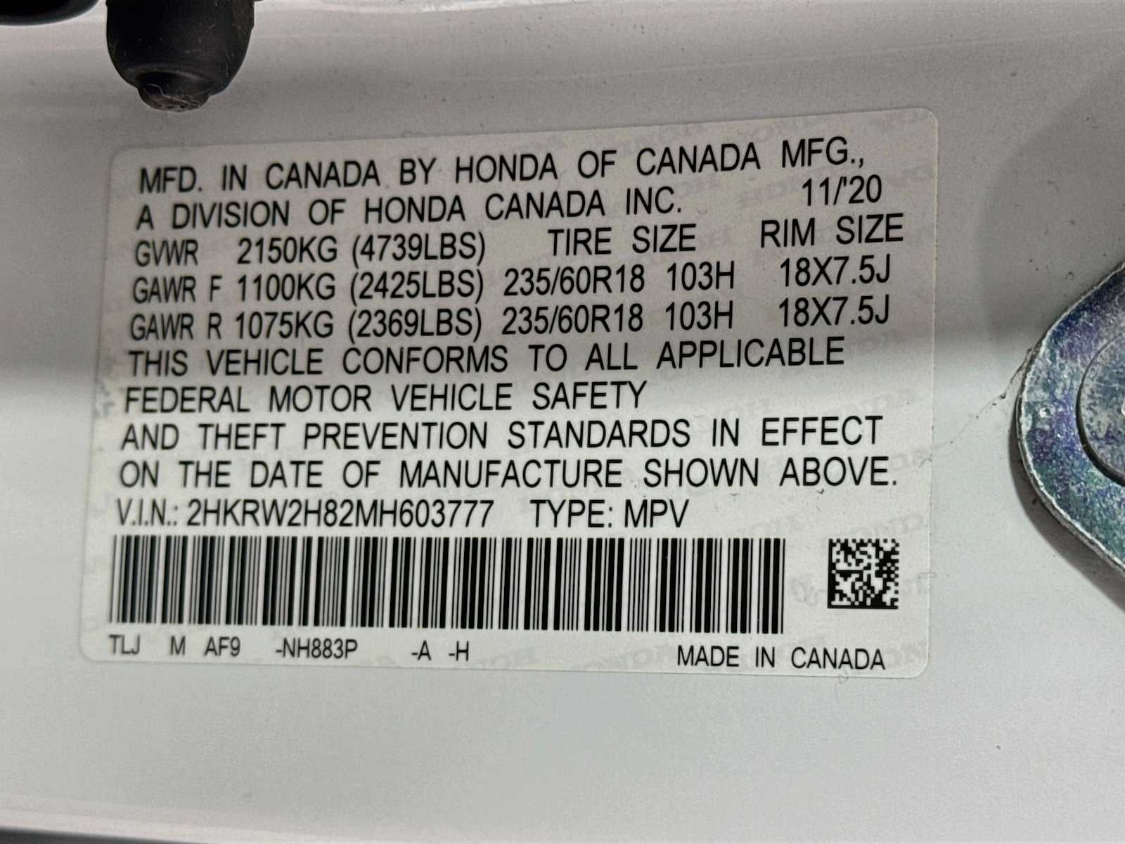 2021 Honda CR-V EX-L