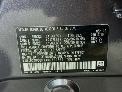 2019 Honda HR-V Sport