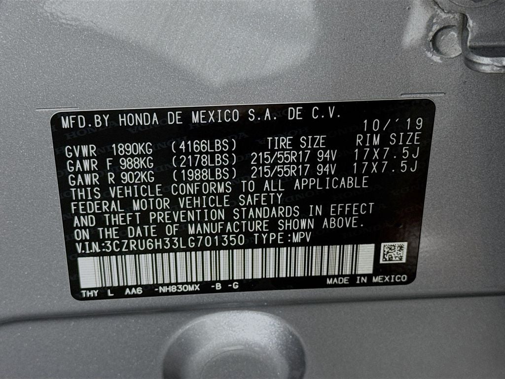 2020 Honda HR-V LX