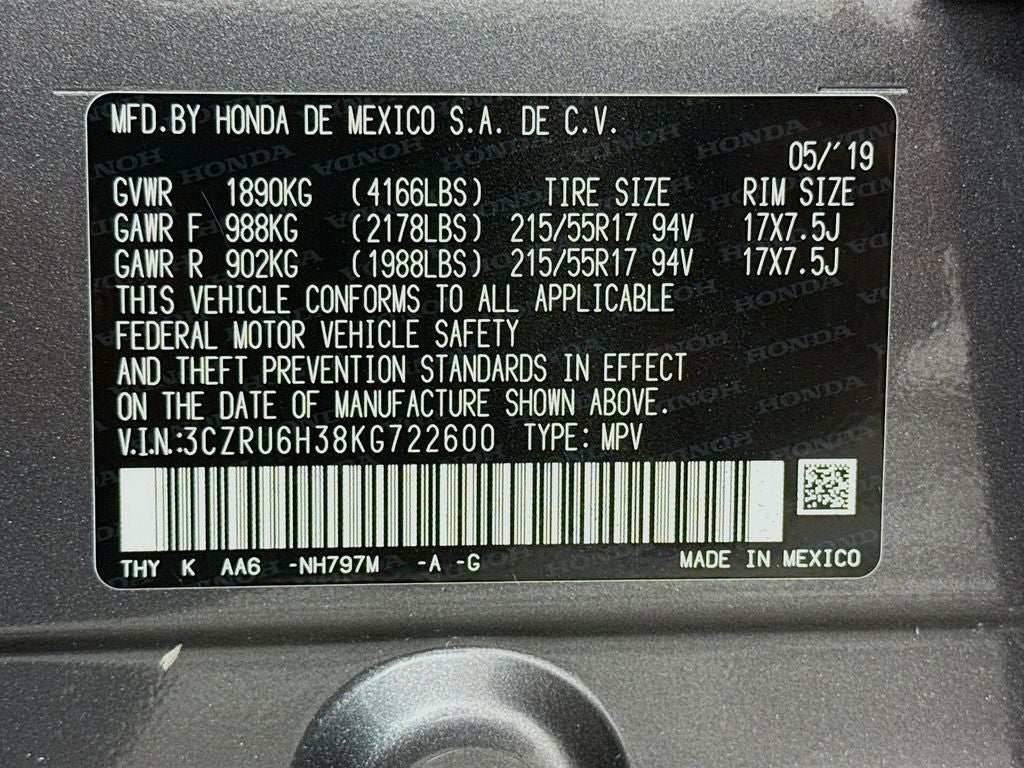 2019 Honda HR-V LX