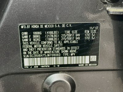 2018 Honda HR-V EX-L Navi