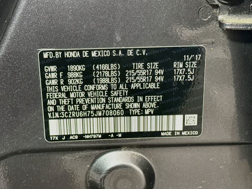 2018 Honda HR-V EX-L Navi
