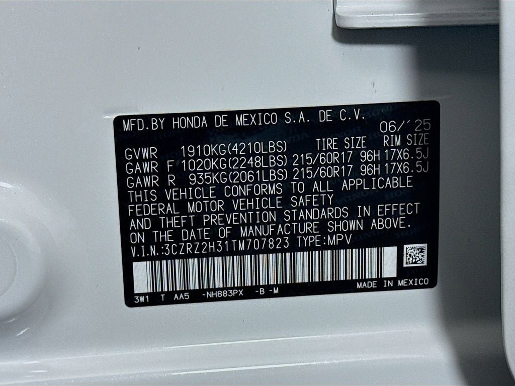 2026 Honda HR-V LX