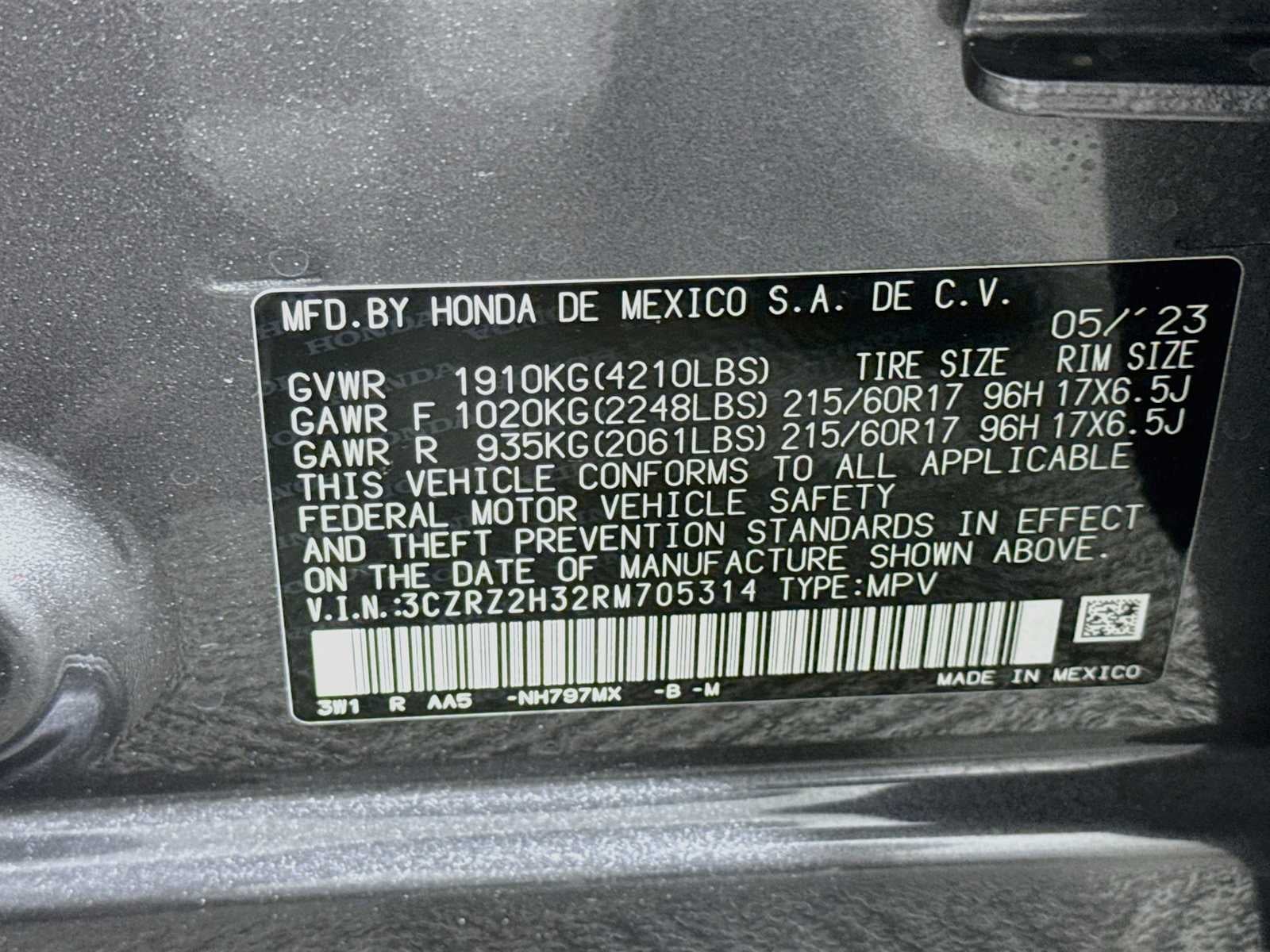 2024 Honda HR-V LX