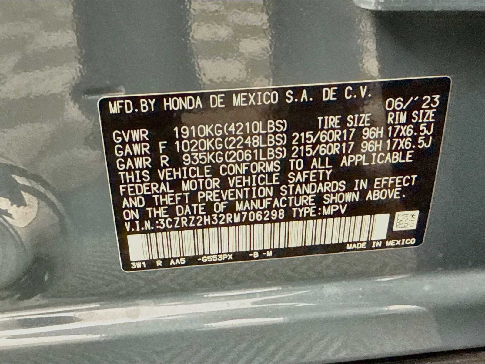2024 Honda HR-V LX