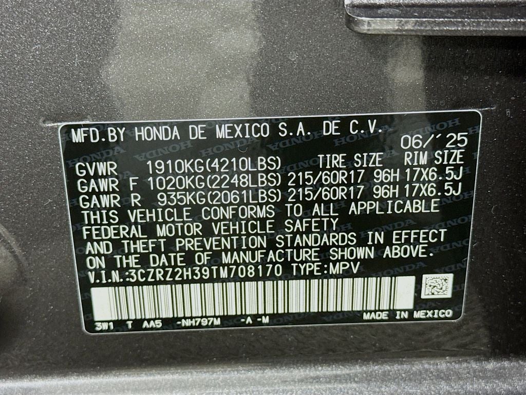 2026 Honda HR-V LX