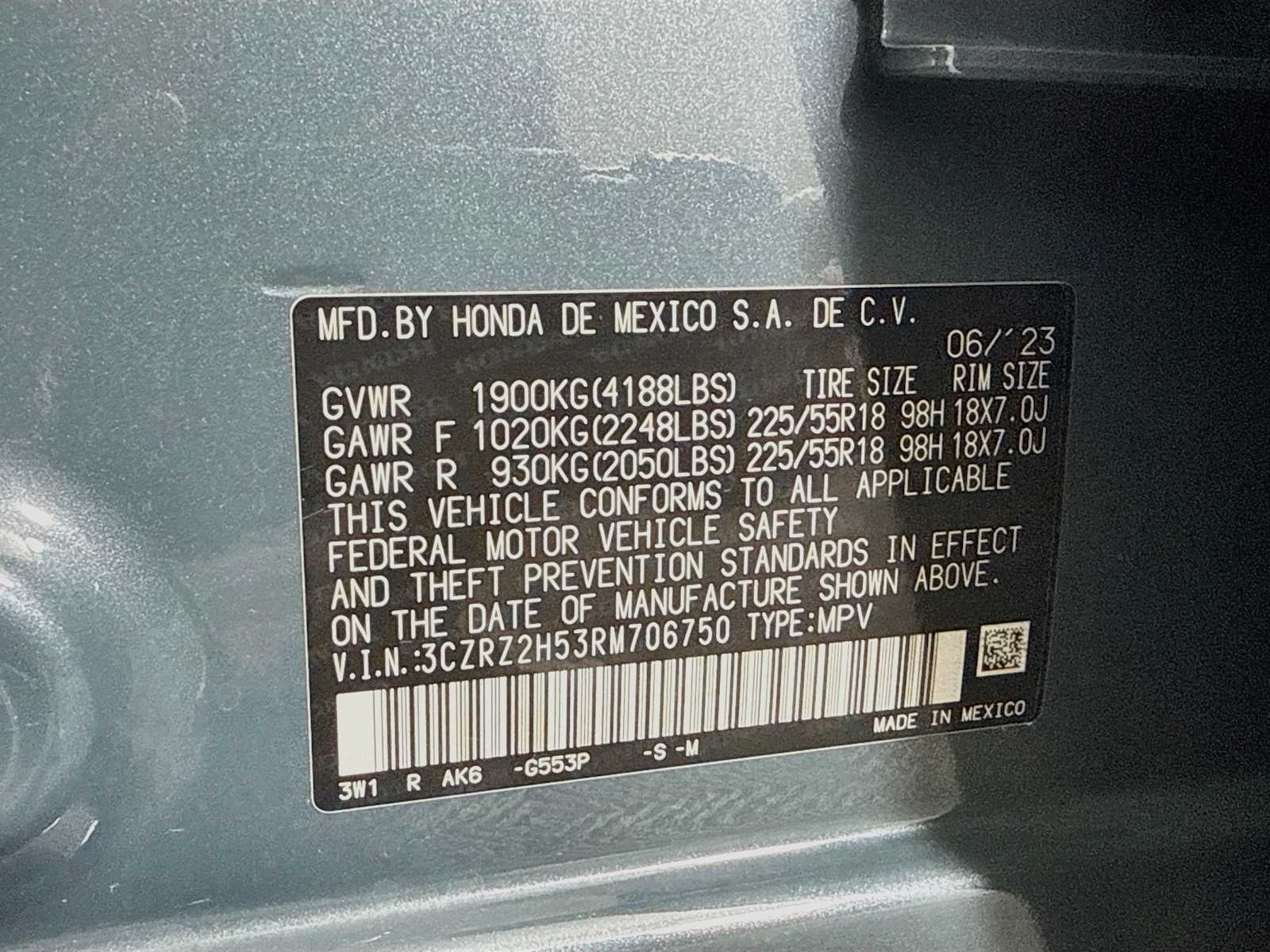2024 Honda HR-V Sport