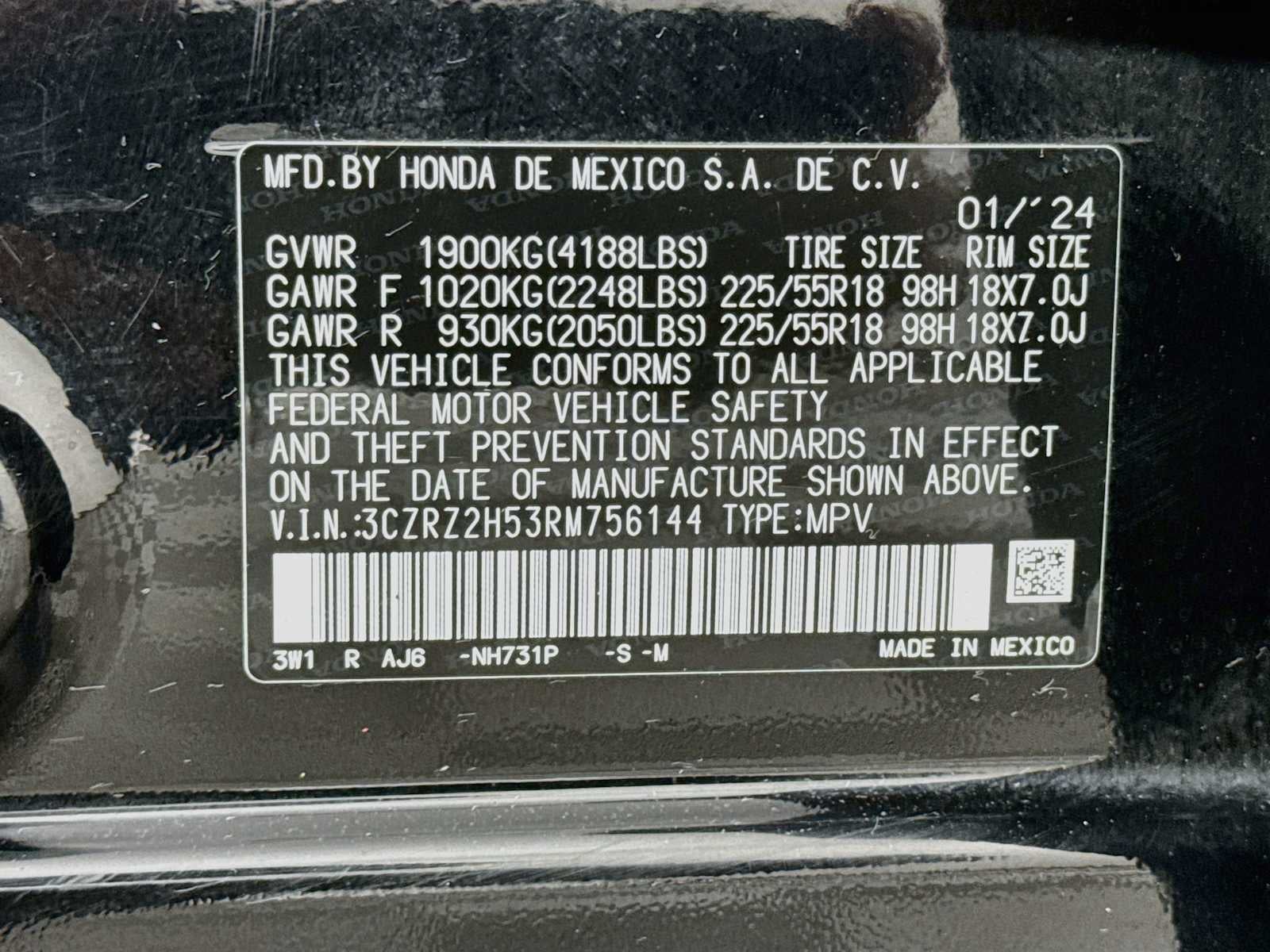 2024 Honda HR-V Sport