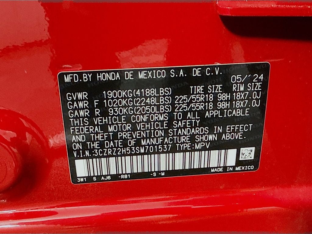 2025 Honda HR-V Sport