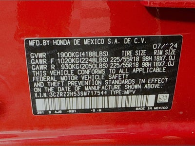 2025 Honda HR-V Sport