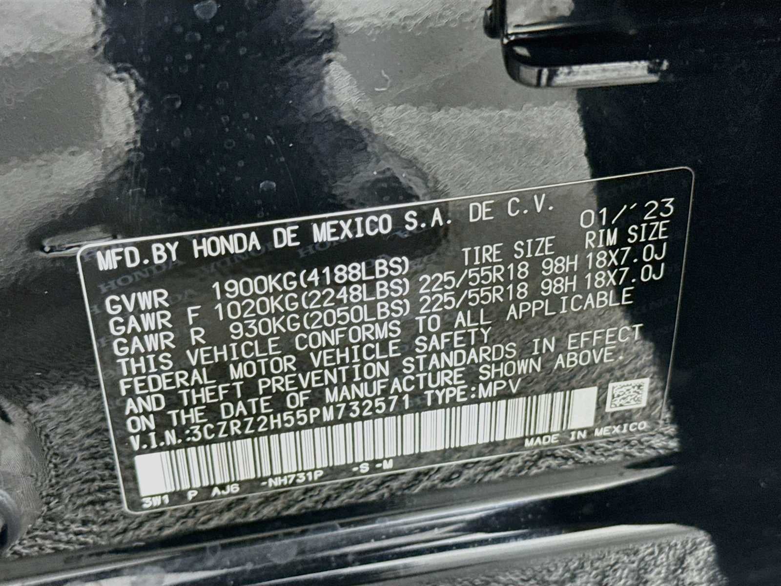 2023 Honda HR-V Sport
