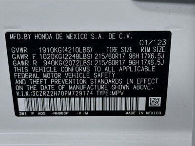 2023 Honda HR-V EX-L