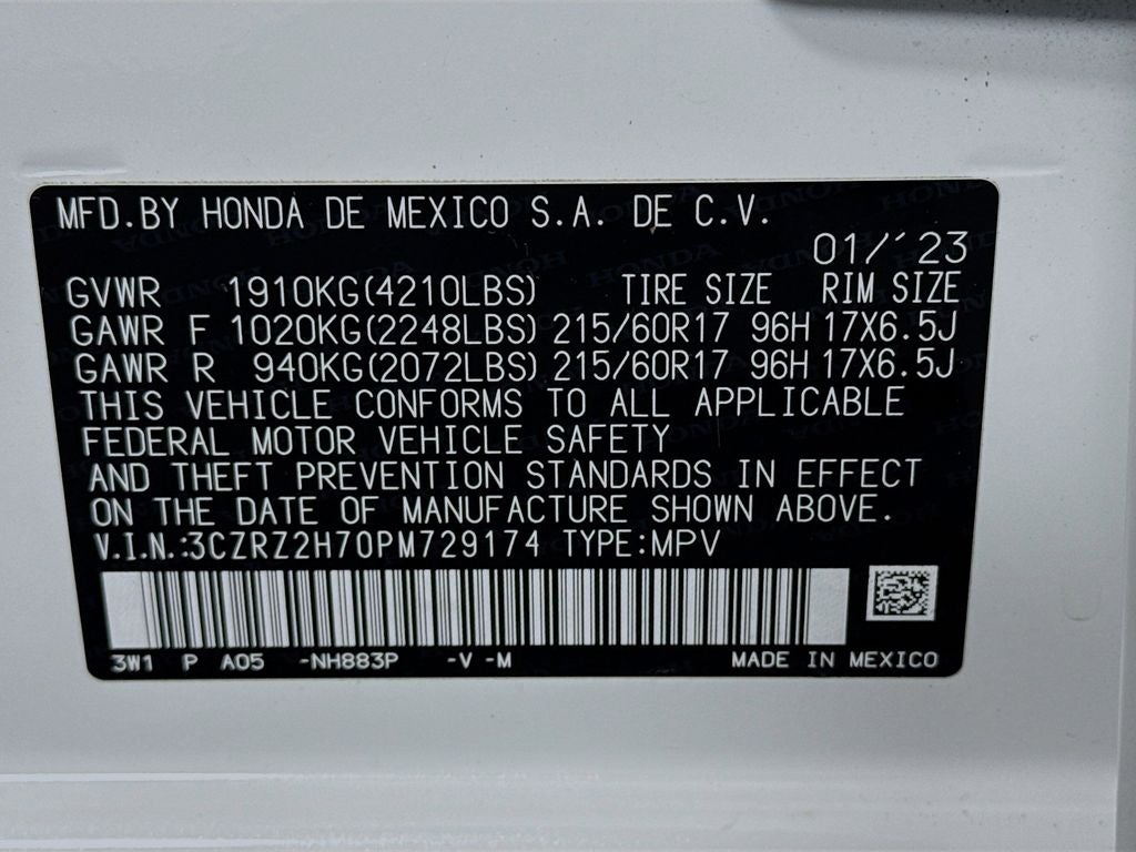 2023 Honda HR-V EX-L