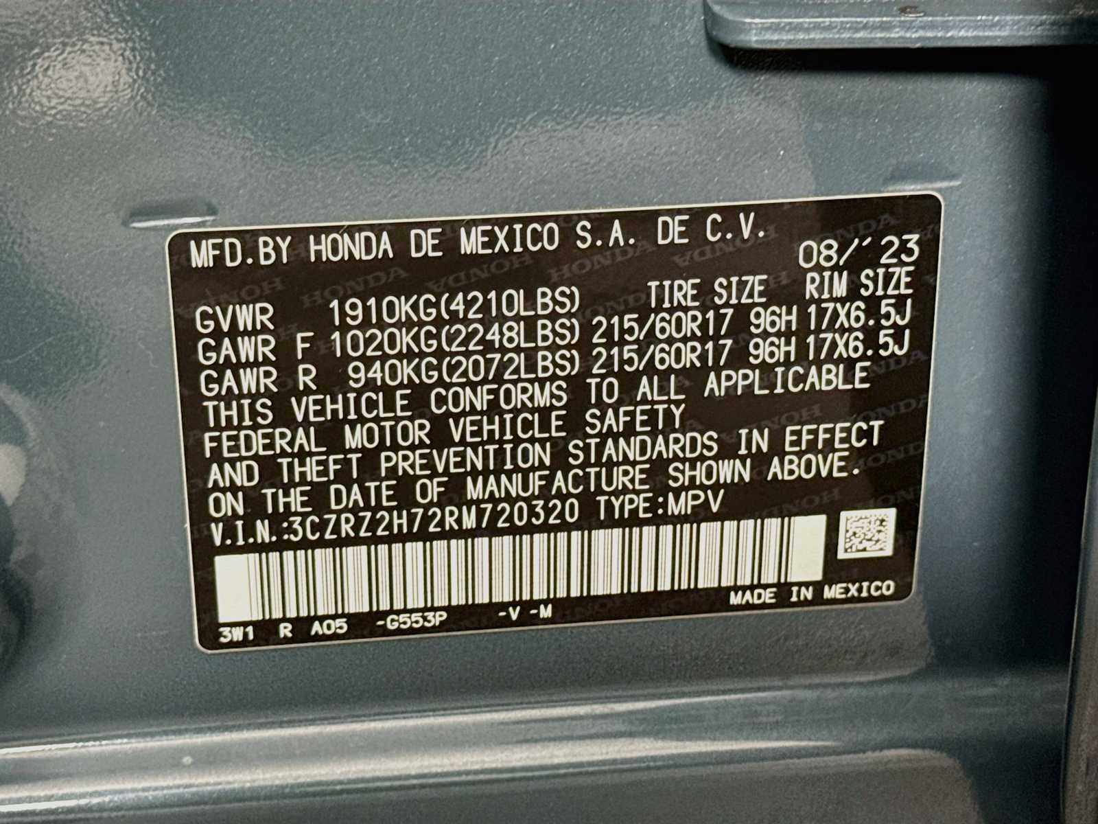 2024 Honda HR-V EX-L