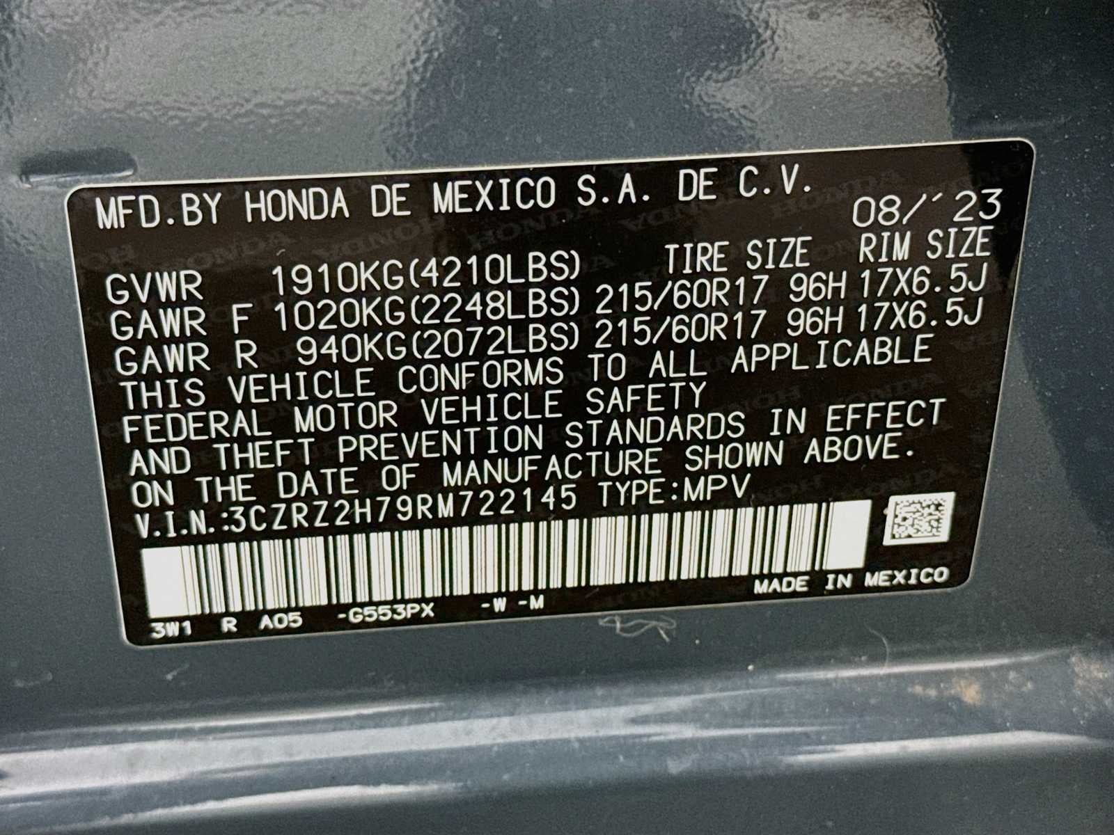 2024 Honda HR-V EX-L