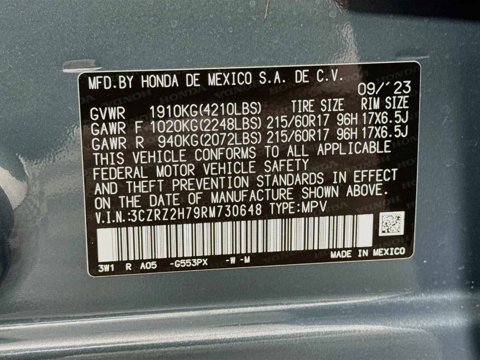 2024 Honda HR-V EX-L