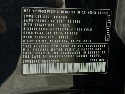 2023 Volkswagen Tiguan 2.0T SE R-Line Black
