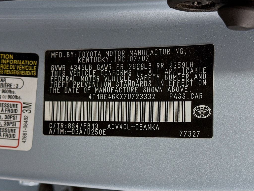 2007 Toyota Camry LE