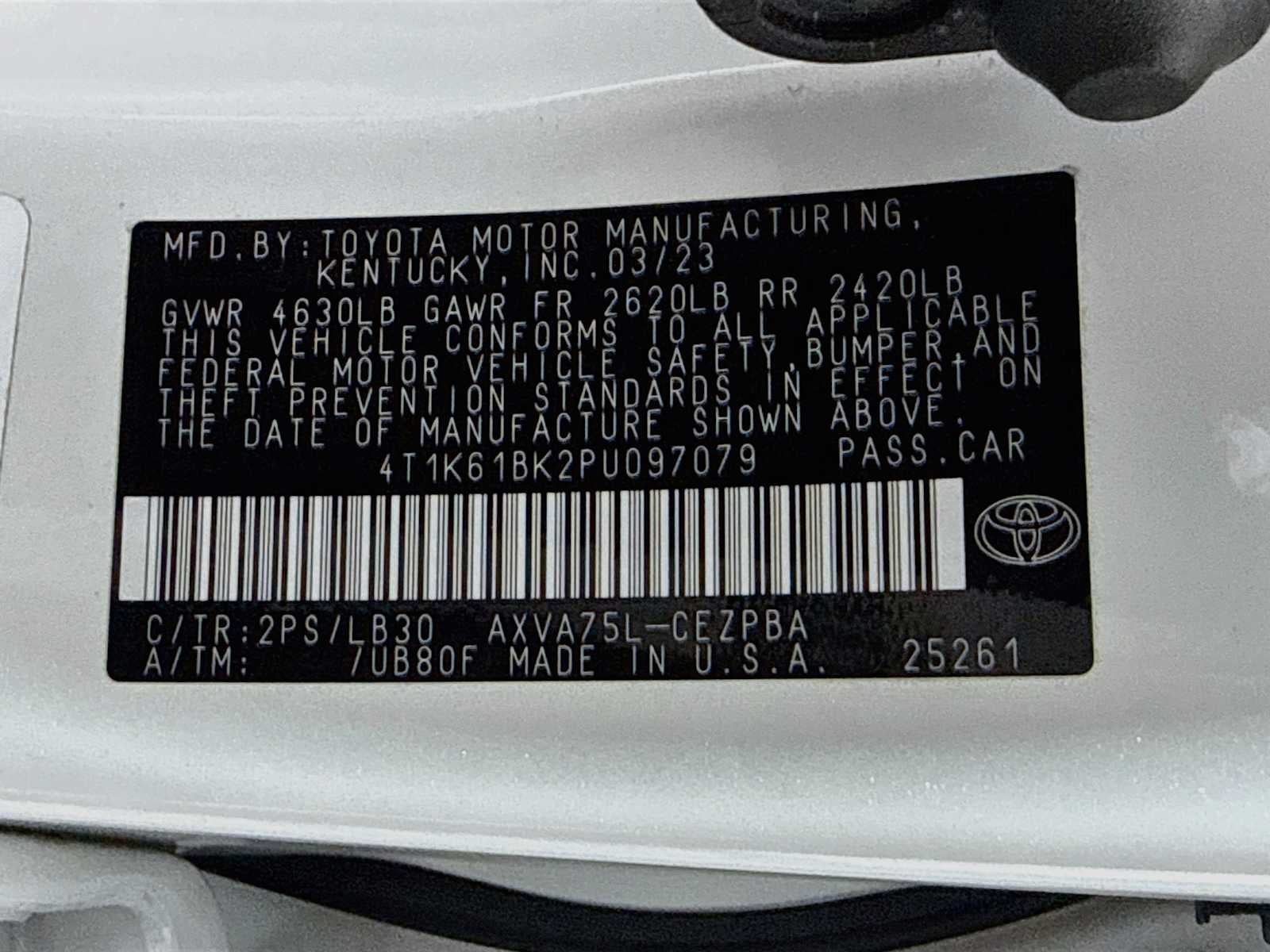 2023 Toyota Camry XSE