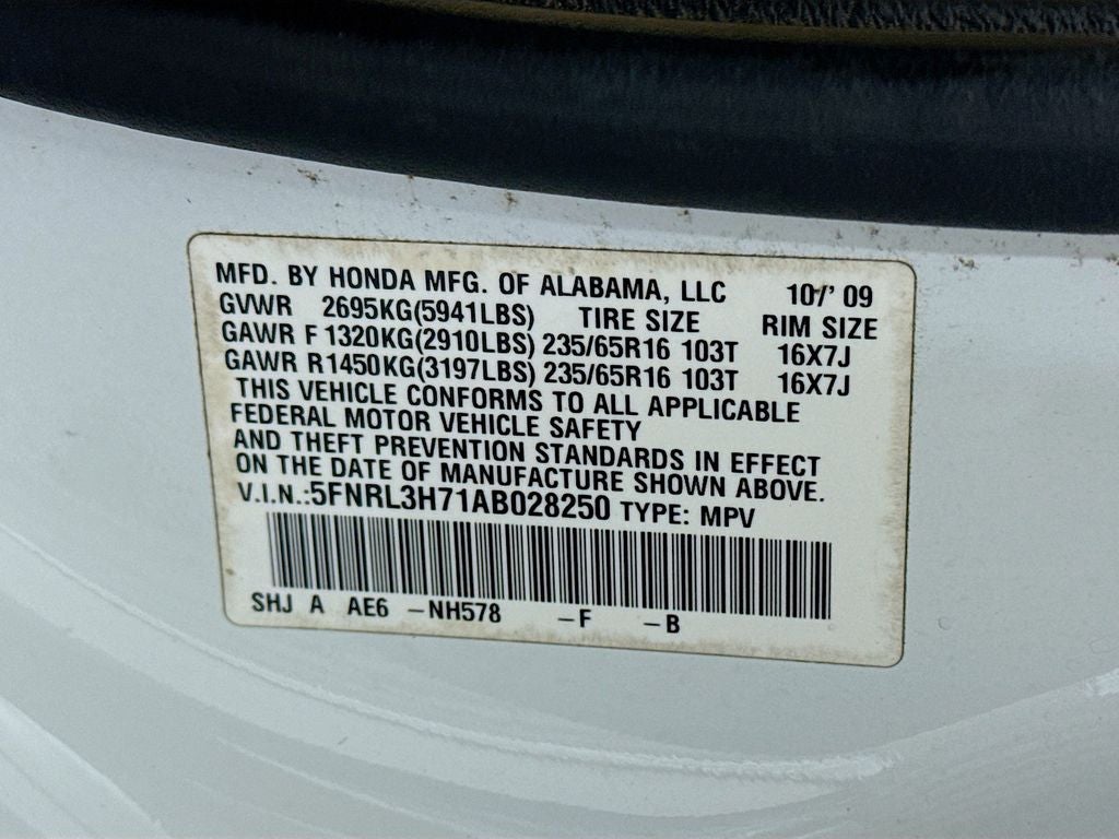 2010 Honda Odyssey EX-L
