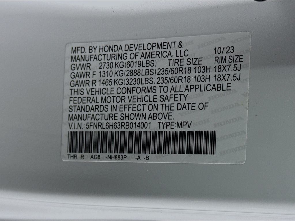 2024 Honda Odyssey EX-L