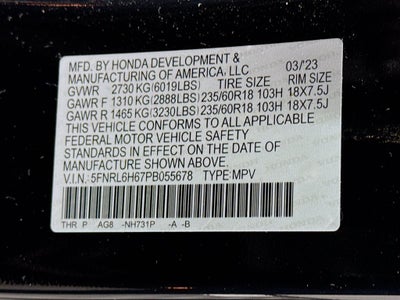 2023 Honda Odyssey EX-L