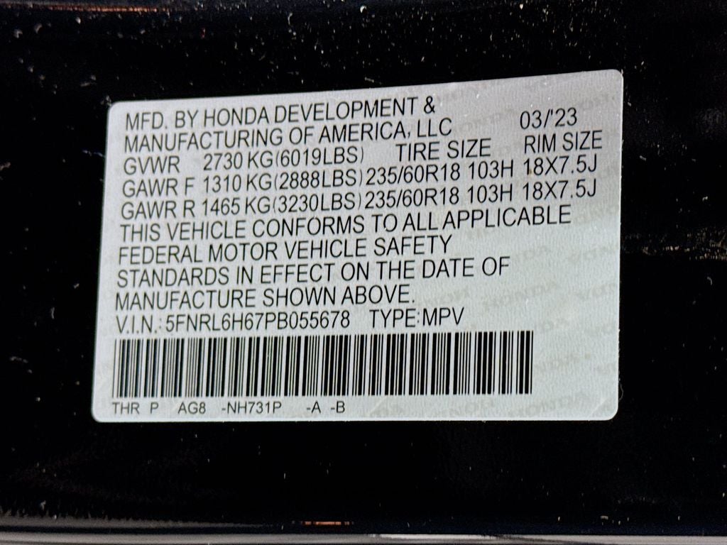 2023 Honda Odyssey EX-L