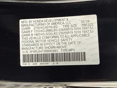 2024 Honda Odyssey Sport