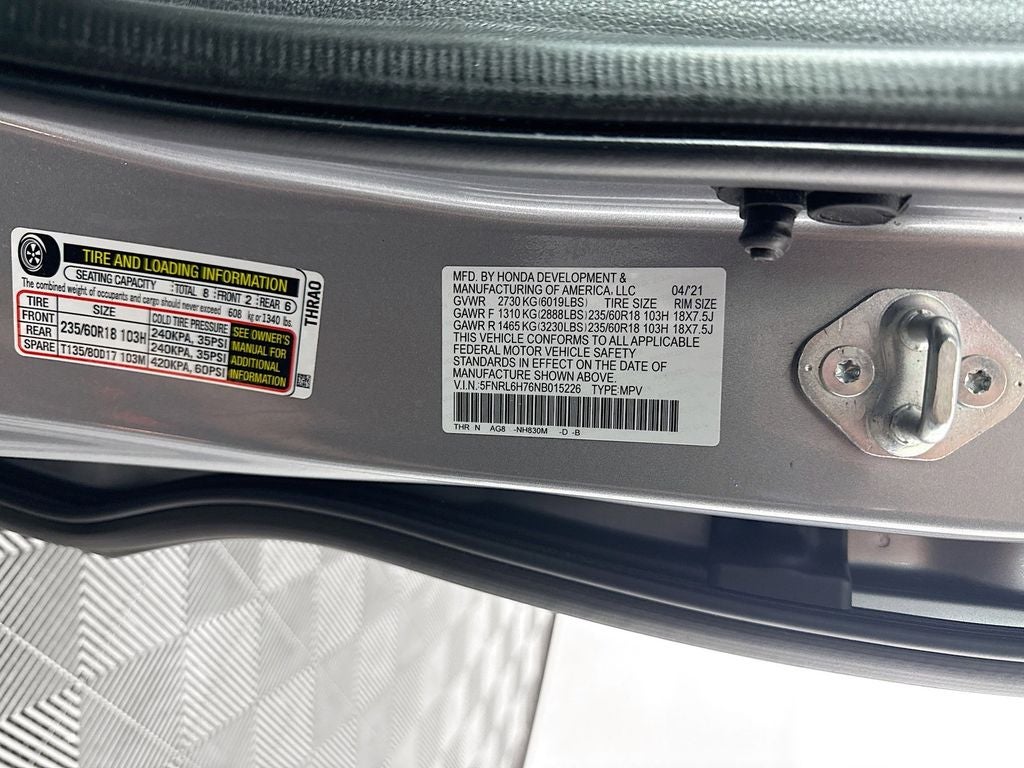 2022 Honda Odyssey EX-L