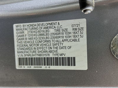 2022 Honda Odyssey EX-L