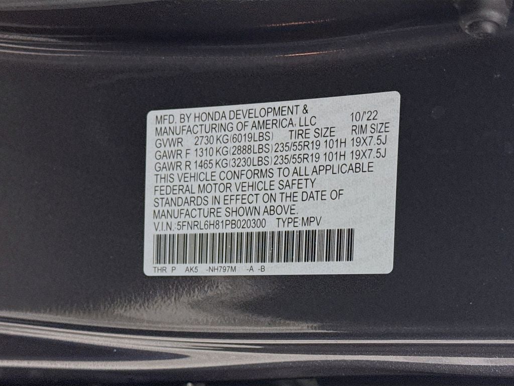 2023 Honda Odyssey Touring