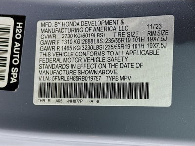 2024 Honda Odyssey Touring