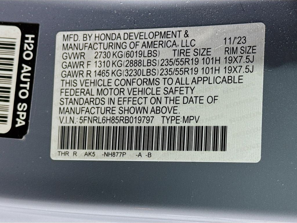 2024 Honda Odyssey Touring