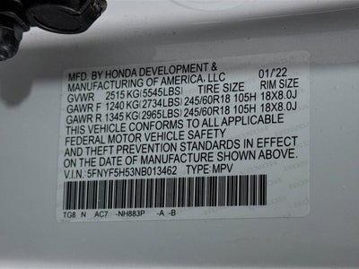 2022 Honda Pilot EX-L