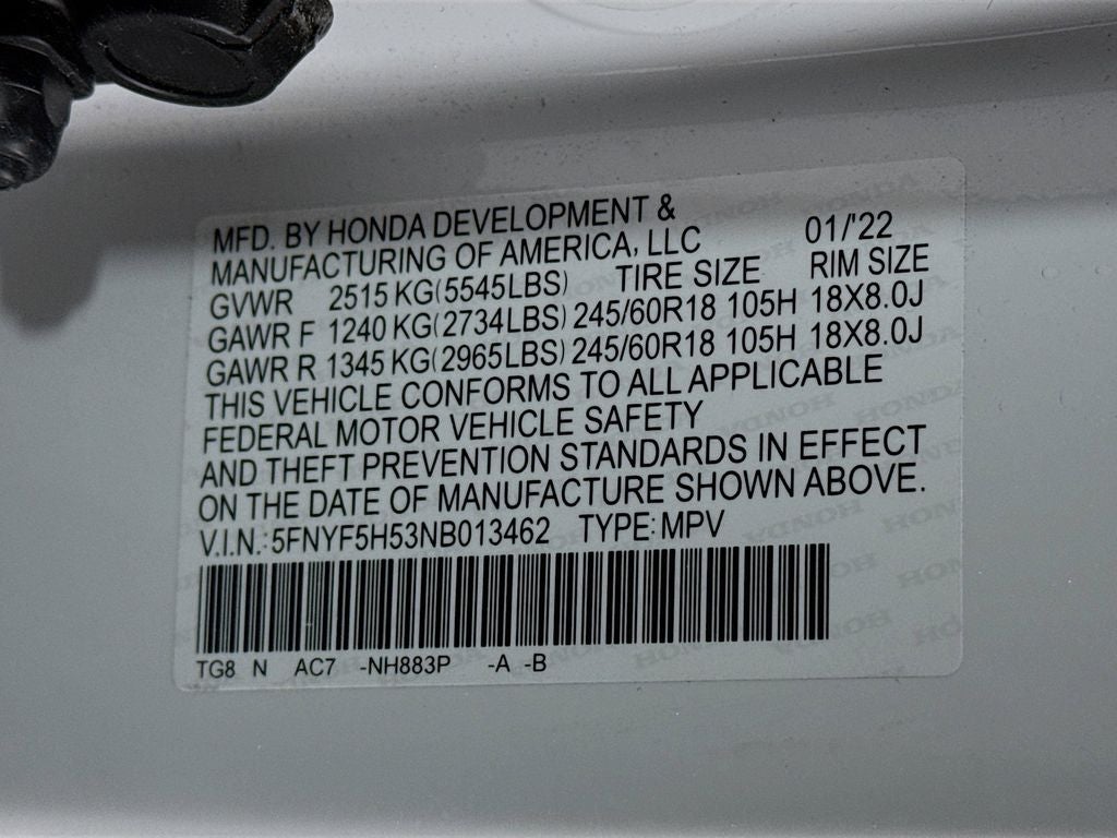 2022 Honda Pilot EX-L