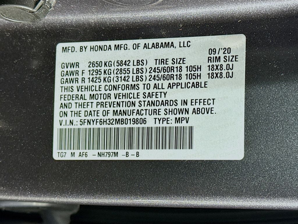 2021 Honda Pilot EX