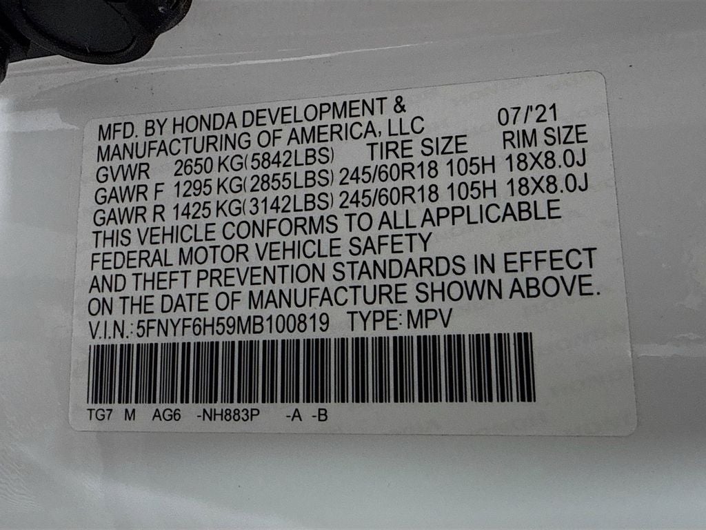 2021 Honda Pilot EX-L